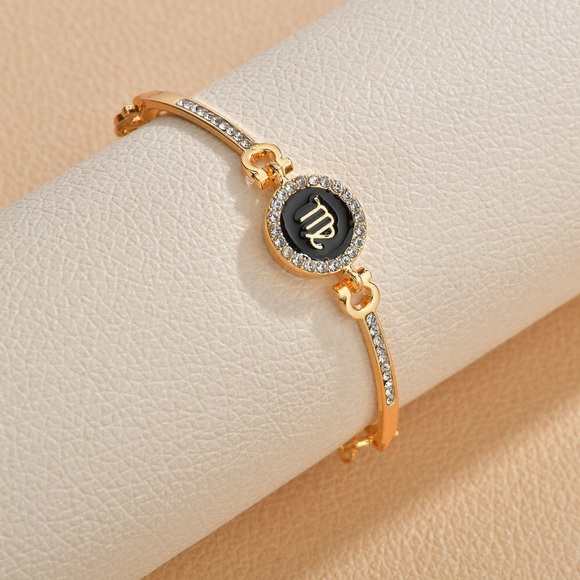 Zodiac Bracelet 18K Gold Plated Astrology Bracelet - Picture 5 of 9